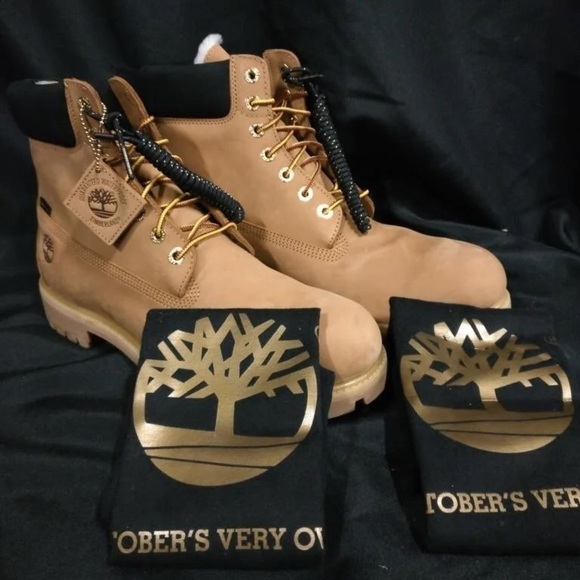 Timberland x‎ OVO 6” Boots Wheat Nubuck Size 13 NIB - Picture 2 of 14